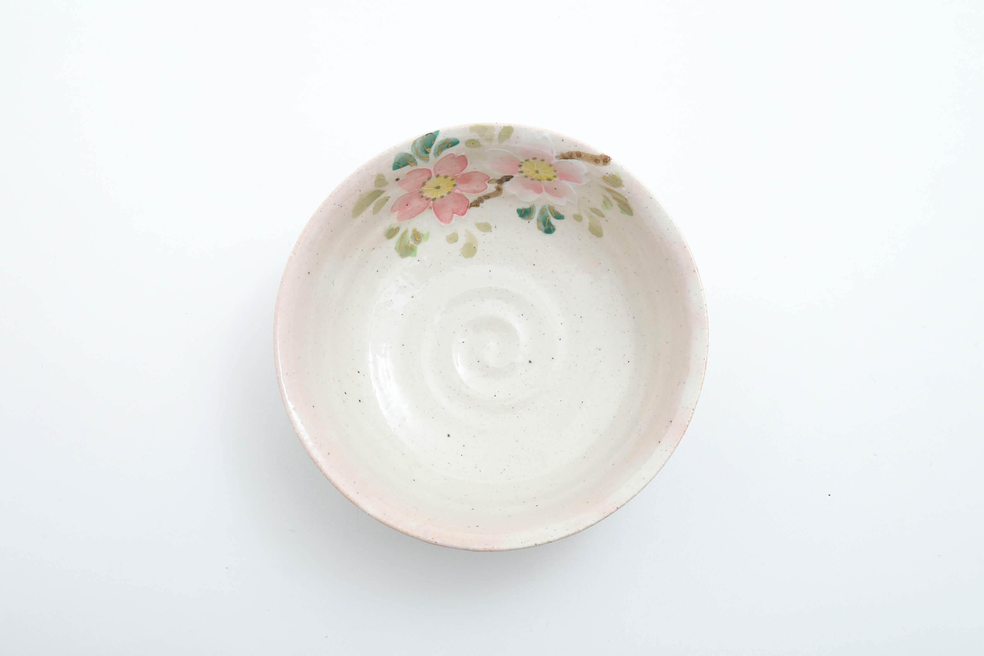 色絵桜 浅鉢