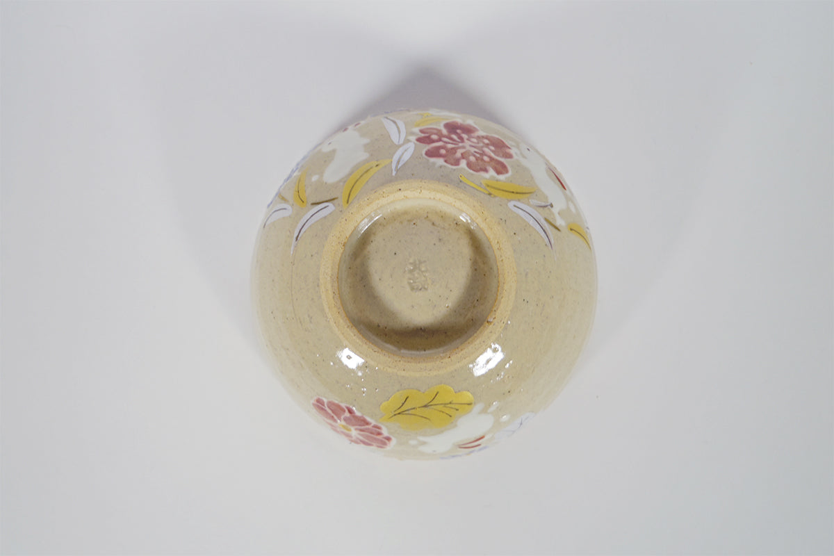 花丸紋うさぎ 組飯碗