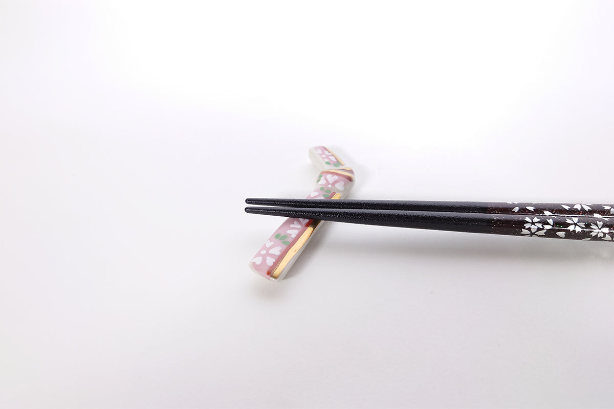 ピンク桜結び 箸置