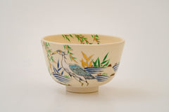 【受注販売】抹茶碗「青サギ」｜約3ヵ月後のお届け