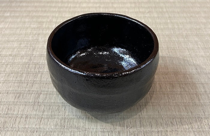 野立茶碗 黒楽