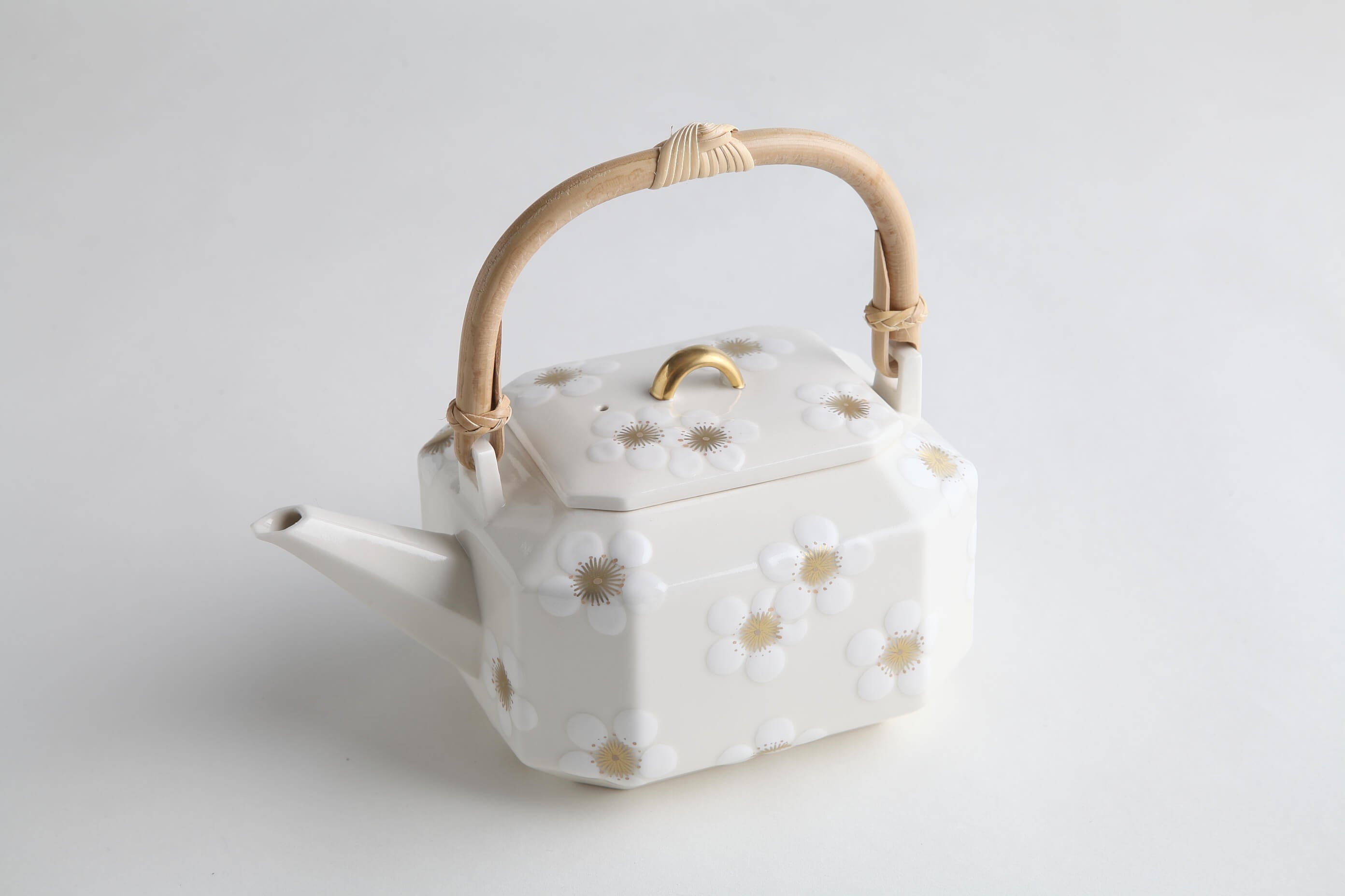 KOUHAKUBAI Stoneware teapot